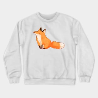 Cute fox sitting illustration Crewneck Sweatshirt